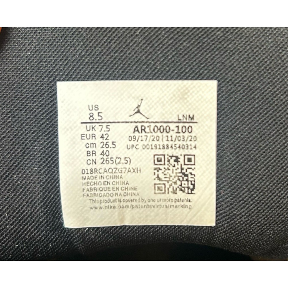 Nike Jordan Courtside 23 Jordan Courtside White Leather AR1000-100, Size 8.5 - Picture 7 of 8